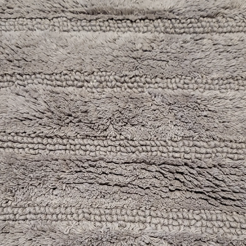 Hotel Collection Striped Gray Door Mat